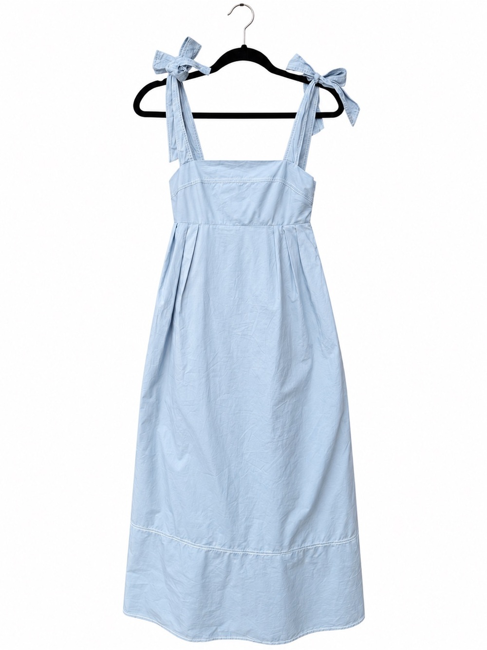 Modie Boutiqe Dress Maxi Bow tie shoulder smocked